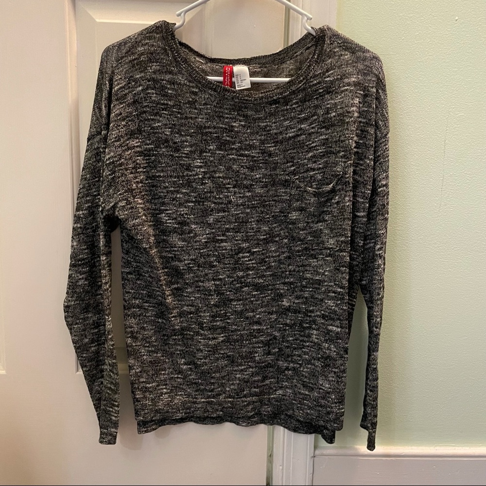 divided sweater
